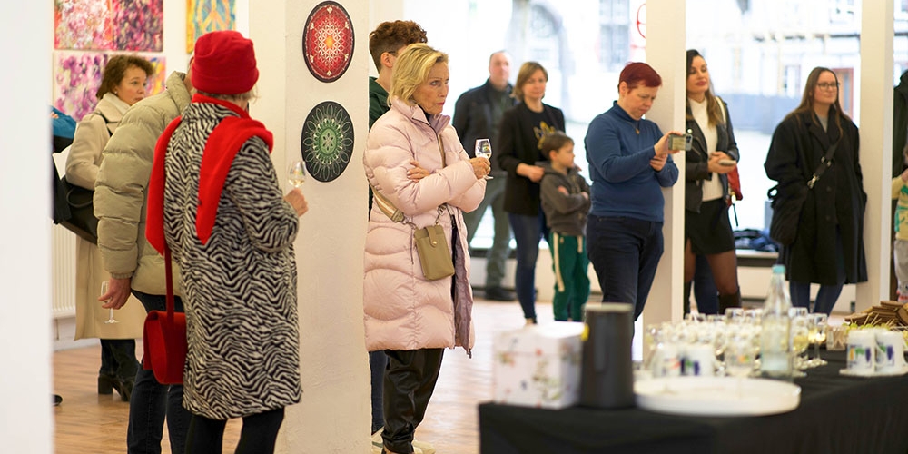 Festliche Finissage der Ausstellung der ukrainischen Künstlerinnen in Linz am Rhein