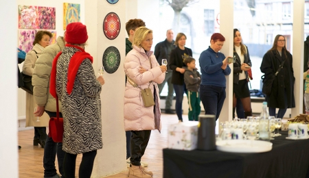 Festliche Finissage der Ausstellung der ukrainischen Künstlerinnen in Linz am Rhein